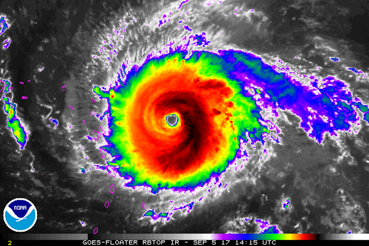 hurricane-irma-noaa-goes-satellite-infrared-rbtop-sept-5-2017-min Korkulan oldu IRMA Kıyıya Ulaştı! Haberler 