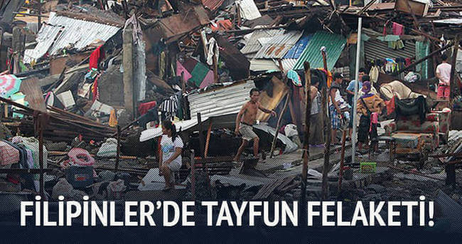 Filipinler'de Tayfun Felaketi!