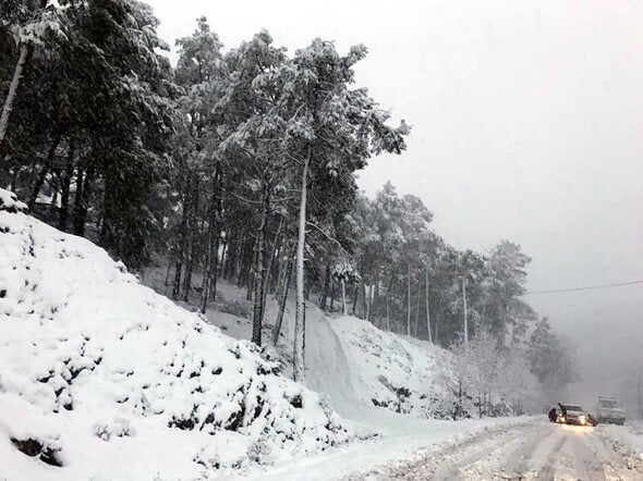 Alanya'da Kar Yağışı Ulaşımı Etkiledi!