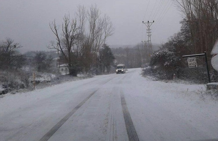 Trakya Ekim ayında kar ile tanıştı...