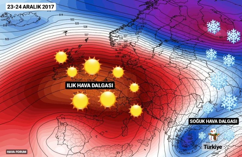 Hafta sonu soğuk hava ve kar var!