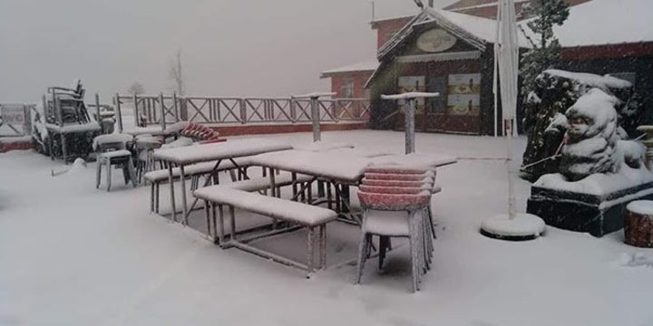 Kartepe'ye sezonun ilk karı düştü!