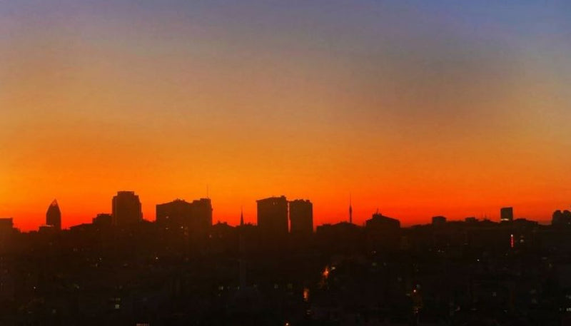 İstanbul'da Günbatımı Manzaraları...