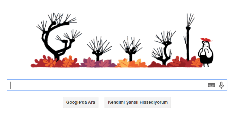 23 Eylül Ekinoksu ve Google'dan Sonbahar jesti...