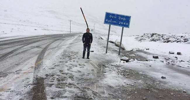 Rize'de Haziran Ayında Kar Yağdı !