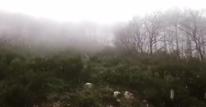 İstanbul'un Yükseklerinde Kar Görüldü...
