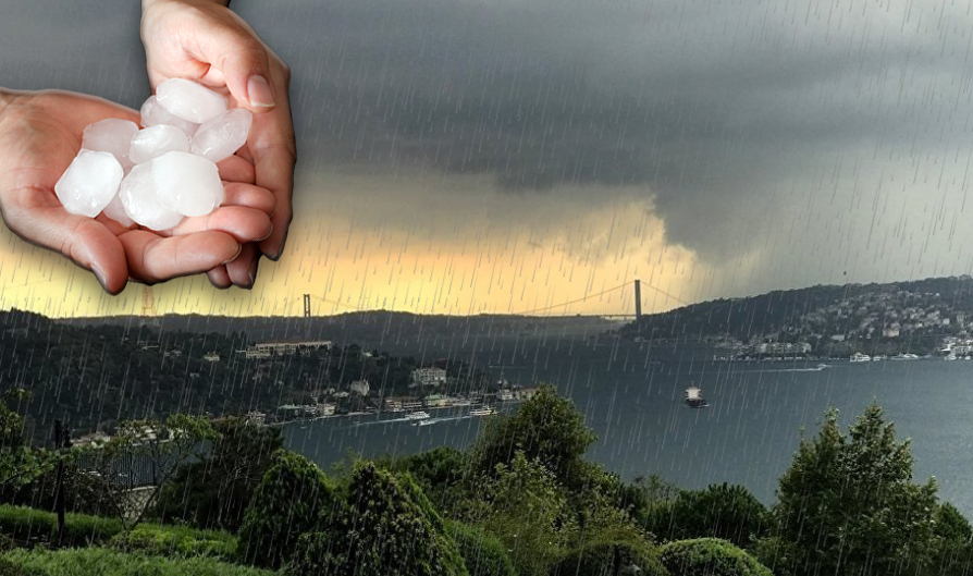 İstanbullular Dikkat! Sağanak yağmur ve yerel dolu geliyor...