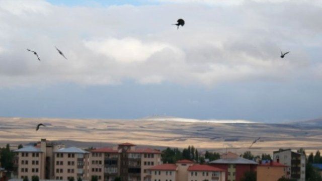 Kars'a Mevsimin İlk Karı Yağdı