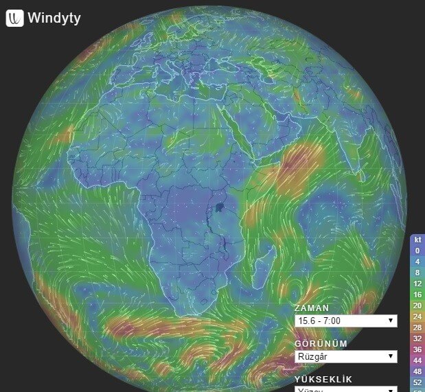 windty Hava Durumu Siteleri ve Meteoroloji Sitesi  