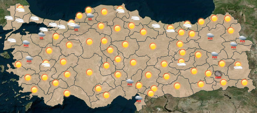 son-durumlar-1 Türkiye Geneli Son Sıcaklıklar  