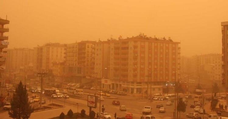 Dikkat: Güneydoğu Anadolu Bölgesinde toz taşınımı !