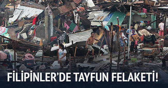 Filipinler’de Tayfun Felaketi!