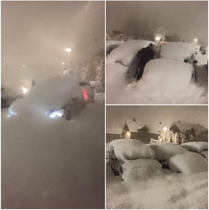 denmark-snow Danimarka Kara Gömüldü ! Haberler  