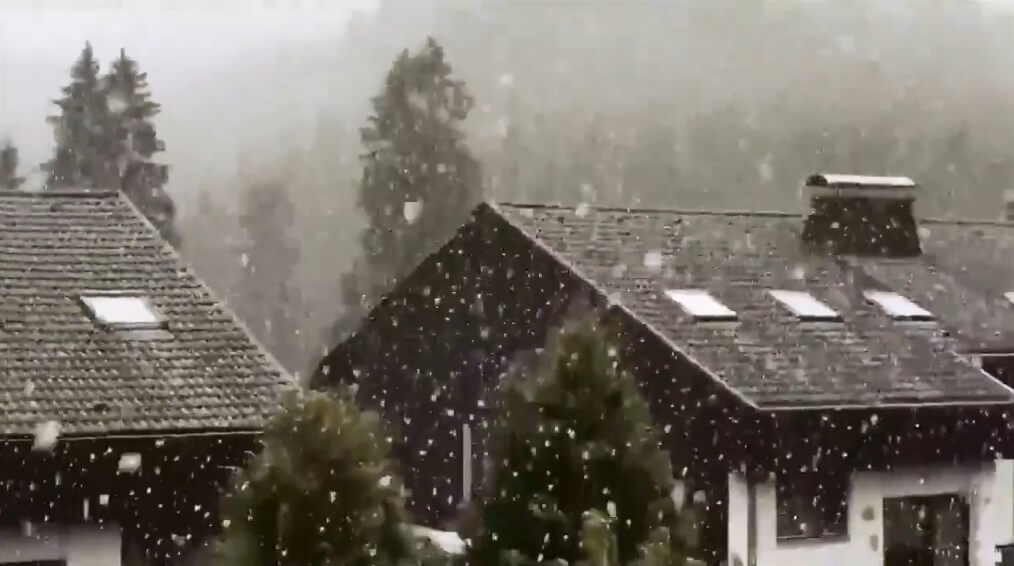 Almanya’da Kar Yağışı…