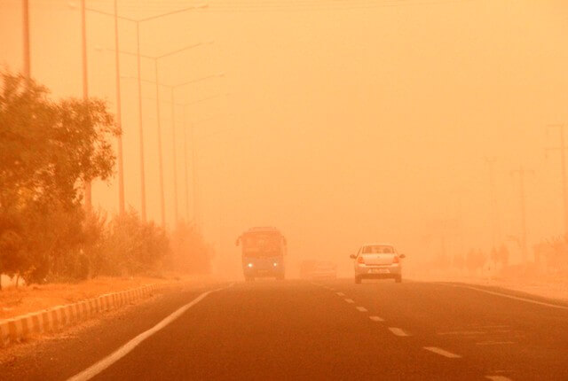toz-bulutu Korkulan Toz Fırtınası Mardin'e Ulaştı ! Haberler 