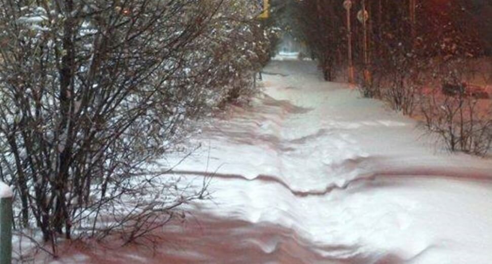 Yakutistan, Mirney’de Yoğun Kar Yağışı !