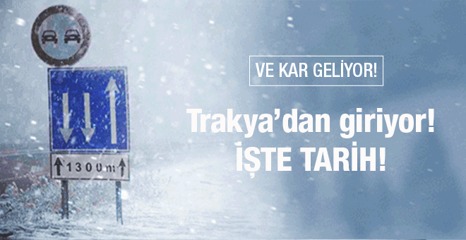 kar-geliyor-kar-yagisi Balkanlar Üzerinden Soğuk ve Kar Geliyor! Haberler  