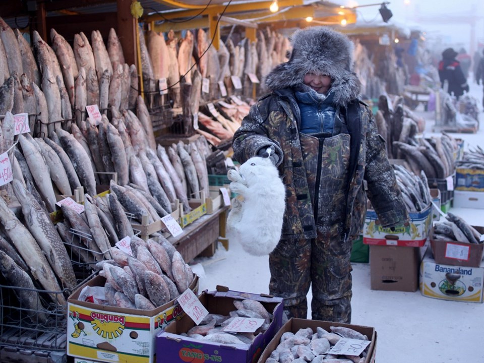 1 Dünyanın en soğuk şehri Yakutsk'da hayat... Foto Galerisi 