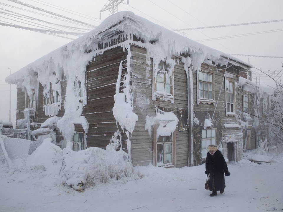 2 Dünyanın en soğuk şehri Yakutsk'da hayat... Foto Galerisi 