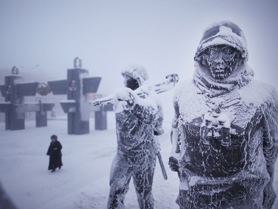7 Dünyanın en soğuk şehri Yakutsk'da hayat... Foto Galerisi 