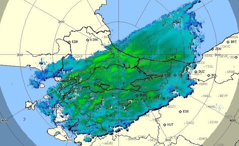 İstanbul’da Kar Başlıyor…