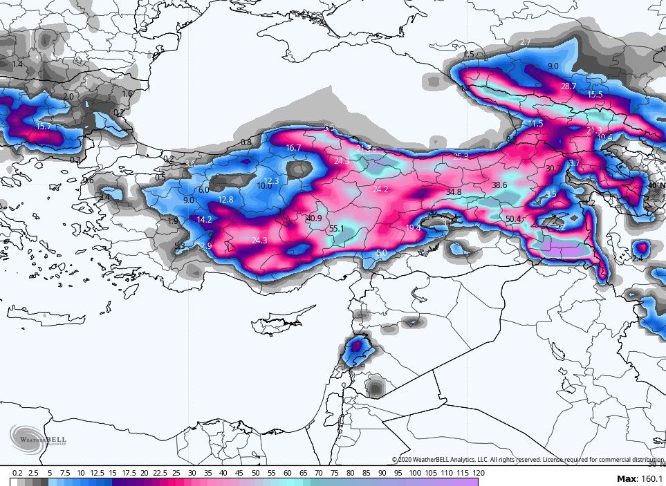 kar-haritasi-turkiye Koronavirüsün Sevdiği Kış Havası Geri Geliyor! Dikkat... Haberler  